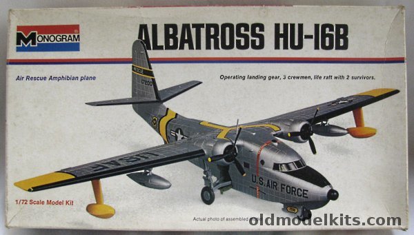 Monogram 1/72 Grumman Hu-16B Albatross (SA-16B) - Bagged, 6837 plastic model kit